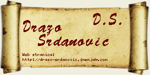 Dražo Srdanović vizit kartica